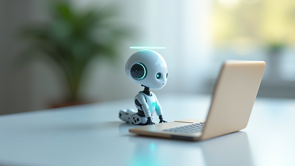 Illustration d'un agent IA 24/7 gérant les tâches d'une PME