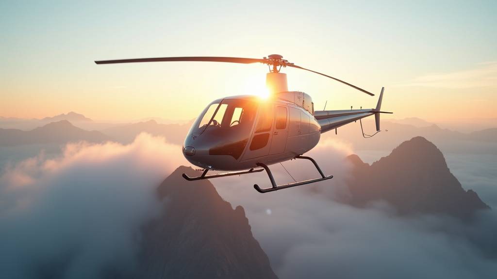 Hélicoptère militaire NH90 en vol d'entraînement