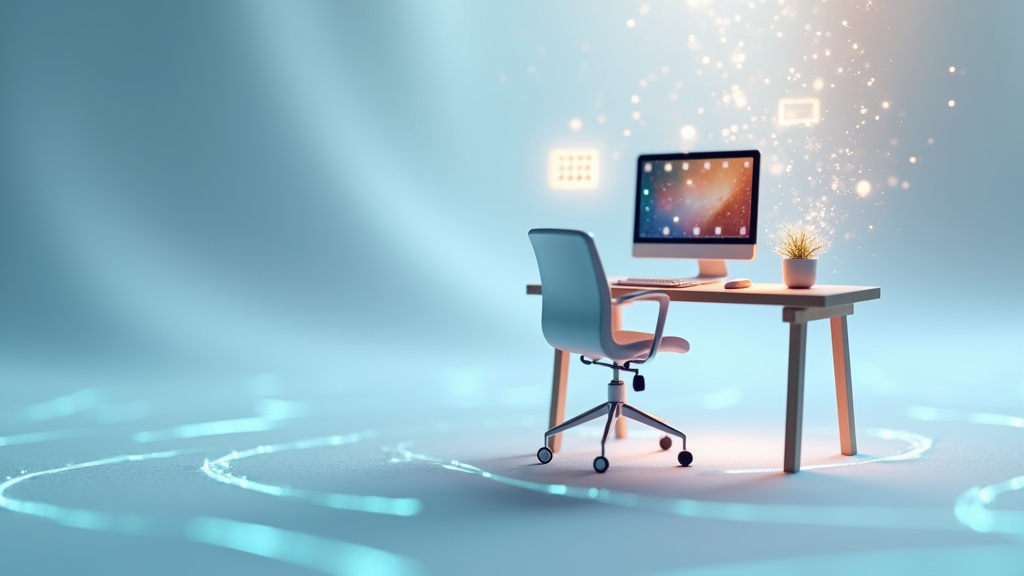 Illustration de l'utilisation d'un bureau virtuel sur différents appareils