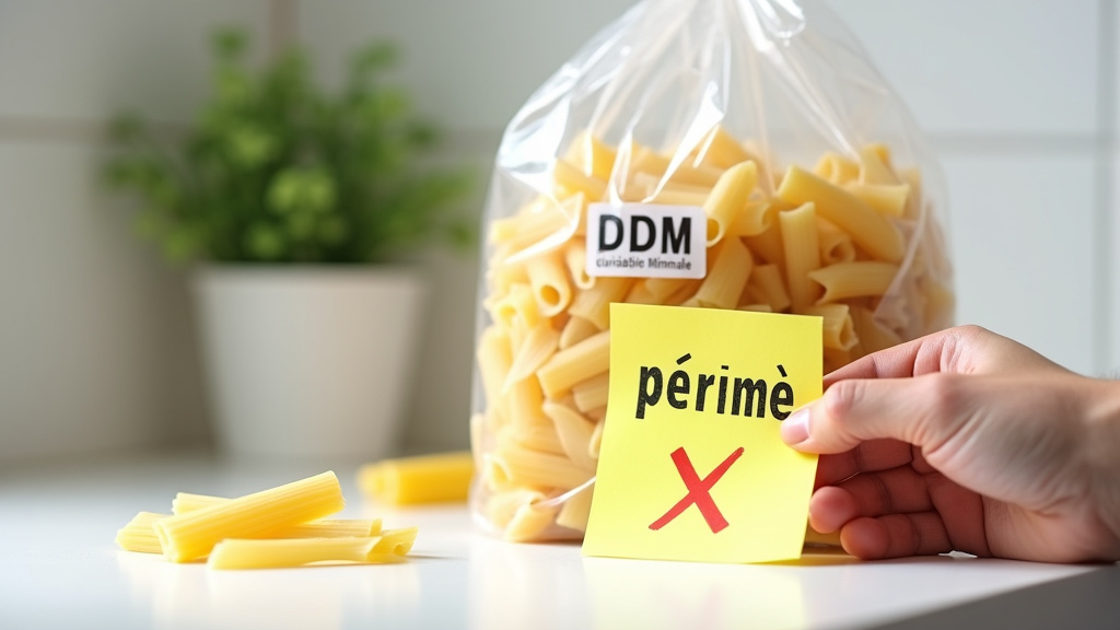 Emballages alimentaires avec dates de durabilité minimale (DDM) et dates limites de consommation (DLC)