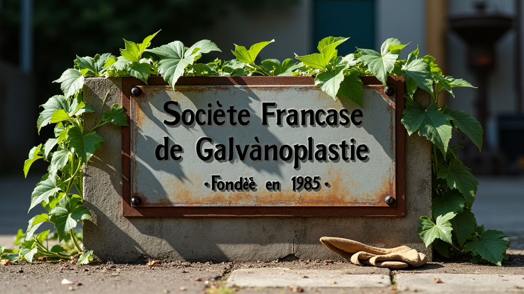 Pièces cosmétiques en cours de traitement par galvanoplastie dans l'usine de la SFG