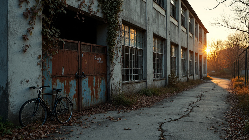 Vue aérienne de l'usine de la SFG à Bernaville, Somme