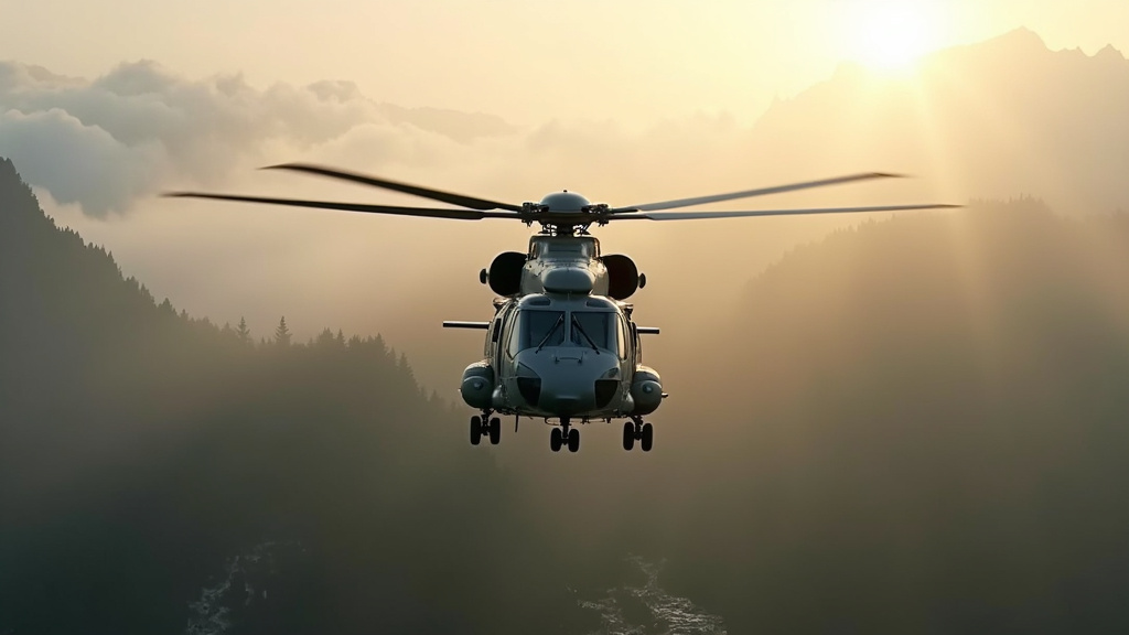 Hélicoptère d'attaque Tiger en vol